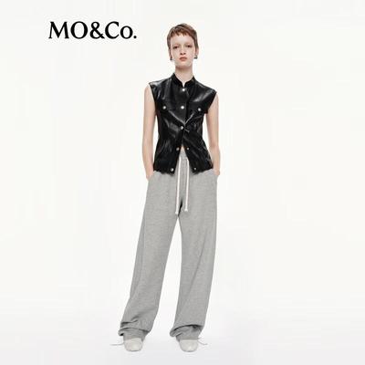 МО&Ко. Приталенный жилет из искусственной кожи