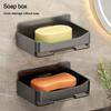 Дренируемая коробка для мыла, настенный контейнер для мыла, поднос, мыльница, органайзер для ванной комнаты, кухонной раковины