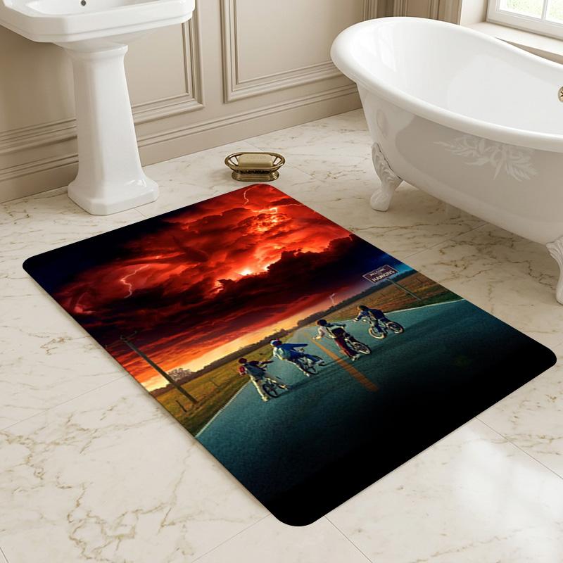 Apocalypse Road Living Room Nonslip Area Rug Soft Carpet For Bedroom Game Playroom Sofa Office Home Decor Doormat Christmas Gift C922493