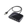 Cable Matters USB Gigabit Ethernet-адаптер с переключателем LAN, совместимый с Nintendo Switch, 3.1, 4-портовый концентратор, Концентратор,