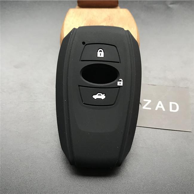 ZAD силиконовый чехол-оболочка для автомобильного ключа Subaru Legacy impreza forester xv trezia BRZ wrx levorg outback 3 кнопки