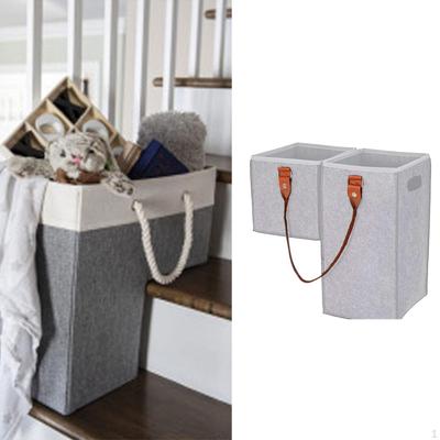 Войлочная корзина-органайзер для лестницы 44,5x24x43 см, моющиеся аксессуары, универсальная, легкая для дома