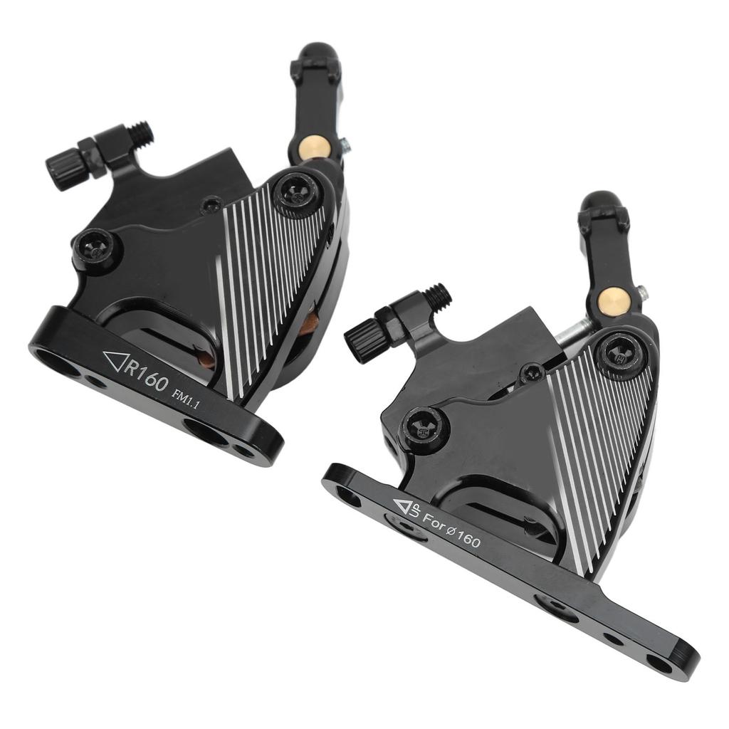 1 Pair Bicycle Hydraulic Disc Brakes Aluminum Alloy Front Rear Line Pulling Hydraulic Disc Brake