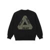 Tri-Ferg Slub Crew Black Men Tops P23CS139