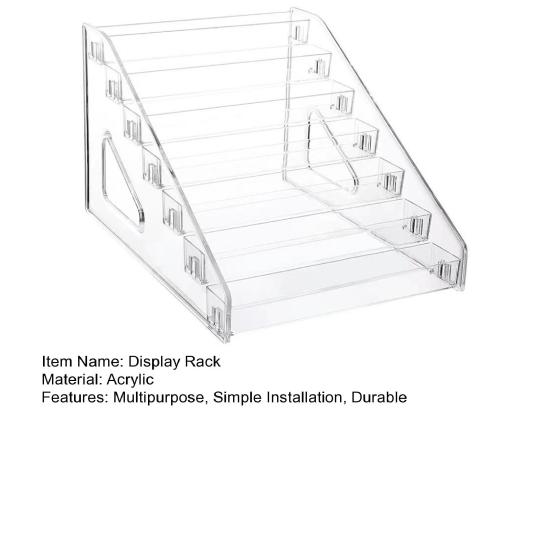 Органайзер для лака для ногтей, акриловая стойка для дисплея, прозрачный дизайн, многоцелевой органайзер для солнцезащитных очков, держатель для эфирных масел