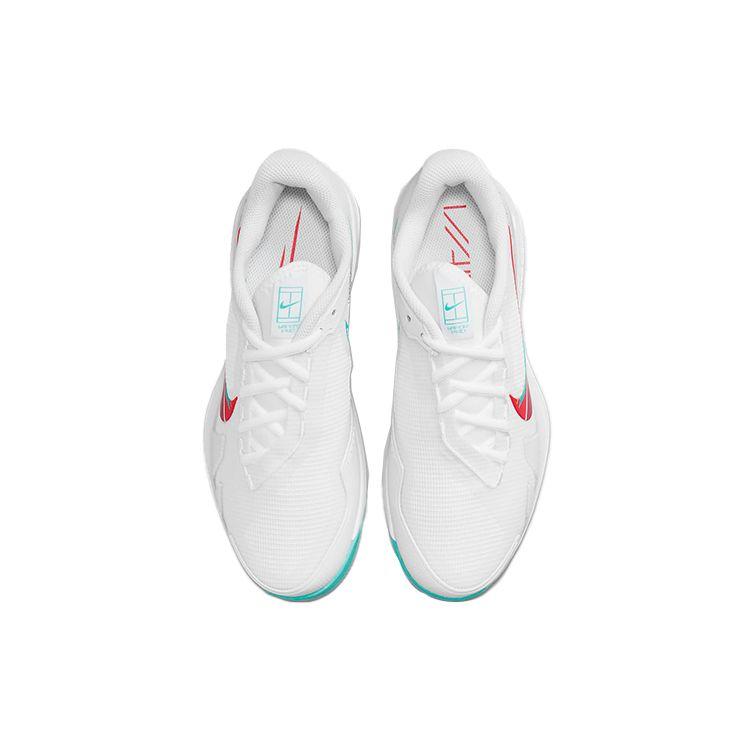 Nike Court Air Zoom Vapor Pro Белый Красный Хабанеро Вымытый Бирюзовый Женские Кроссовки Гранат CZ0222-136