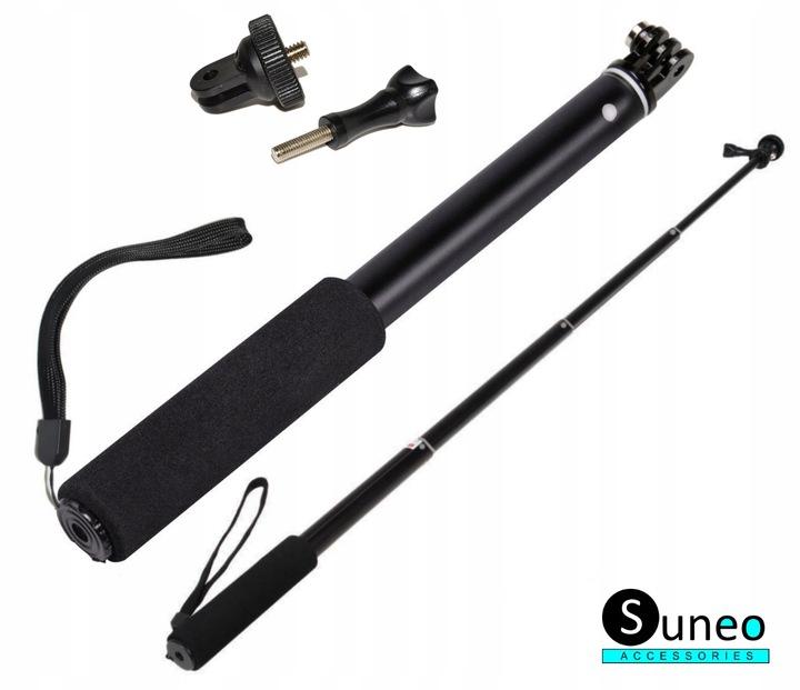 Solidny Długi Monopod Uchwyt Stick Kijek Do Gopro 12 11 Osmo Eken Telefon