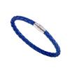 Leather Rope Steel Braided Leather Magnetic Clasp 1 Piece Handmade Woven Bracelet Wrap Silk Fashion  Jewelry Accessory