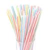 Set of 100 Colorful Bendable Plastic Straws Throwaway Straws Durable Drinking Straws Plastic Material for All Occasion