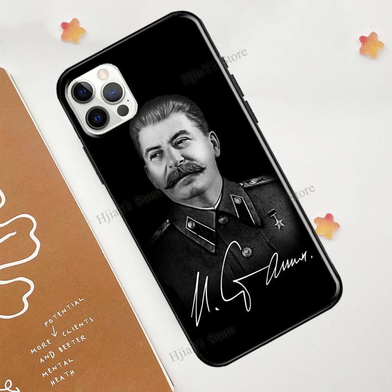 СССР Иосиф Сталин Для iPhone 12 13 mini 11 Pro Max Чехол для телефона Для iPhone 7 8 Plus X XR XS Max SE 2020 Coque