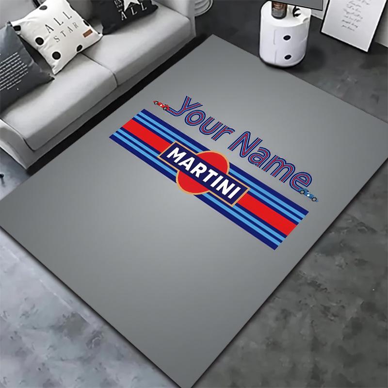 Martini Custom Name Carpet Rug For Living Room Bedroom Home Sofa Decoration Kids Play Nonslip Floor Mat