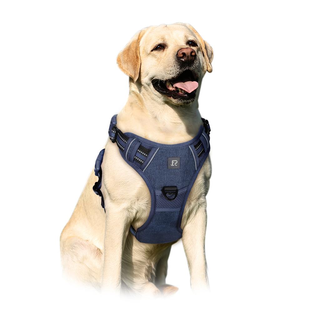 Шлейки для собак/домашних животных, регулируемый светоотражающий жилет Oxford Outdoor, передние/задние зажимы для поводка для маленьких, средних, больших и очень больших собак,