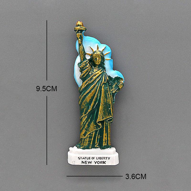 Американский туризм Нью-Йорк Статуя свободы Атлантик-Сити Таймс-сквер Нью-Йорк магнит на холодильник магнитная наклейка на холодильник