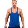 Базовый тренировочный жилет для фитнеса, бодибилдинга, хлопковый жилет без принта, мужской жилет
