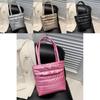 Trendy Street Style Cotton Tote Bag For Women Large Capacity Zippered Handbag