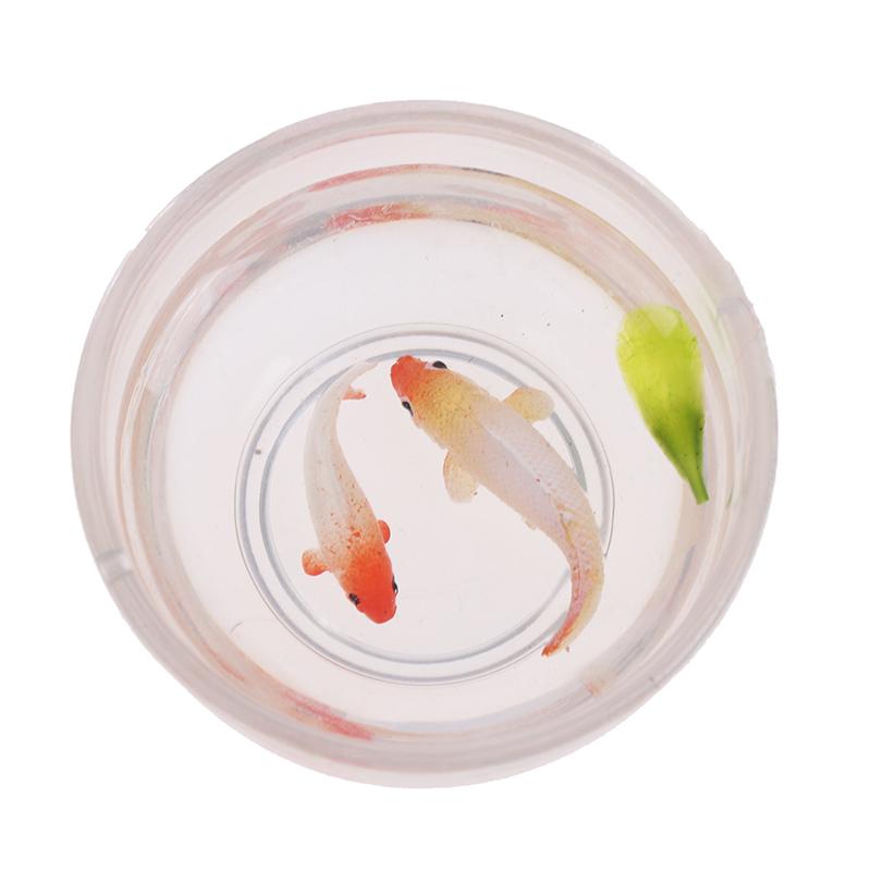 1:12 Dollhouse Miniature Fish Tank Bowl Aquarium Doll House Home Decor Toy