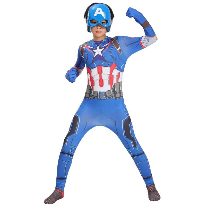 Halloween costume cosplay jumpsuit kids spoof props cosplay superhero
