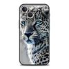 Роскошный чехол для телефона Tiger Lion Leopard для iPhone 13 15 14 12 11 Pro MAX XR X SE XS 7 8 Plus, силиконовый черный защитный чехол