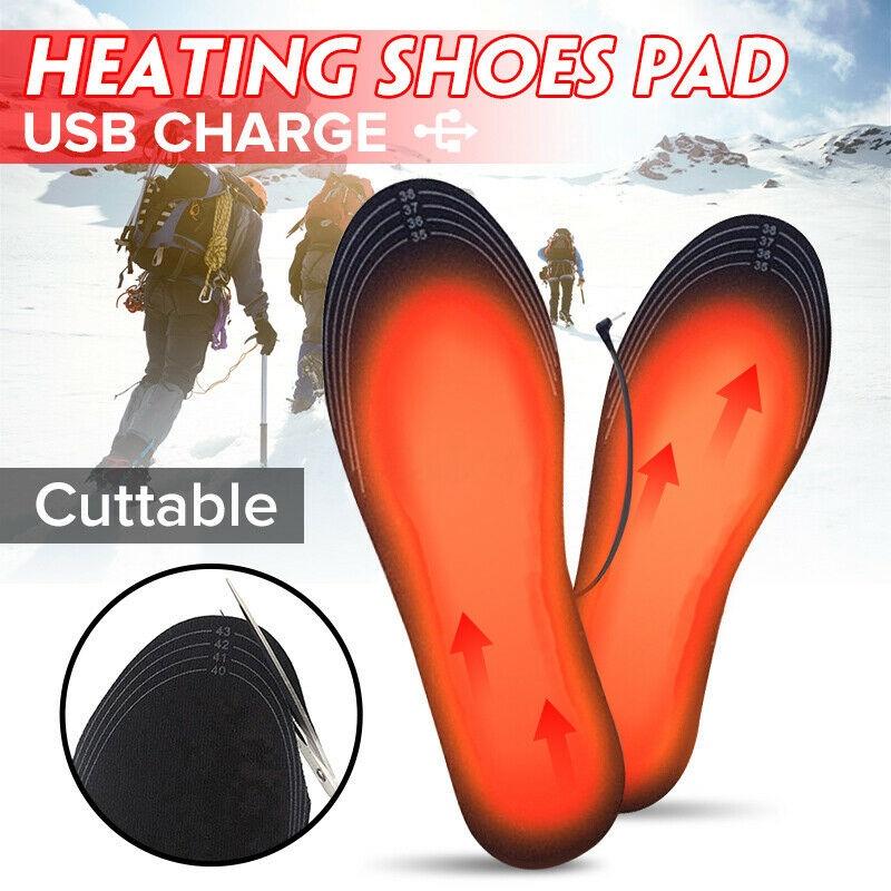 Cozy Electric Heated Shoe Insoles With Usb For Winter Warmth And Comfort