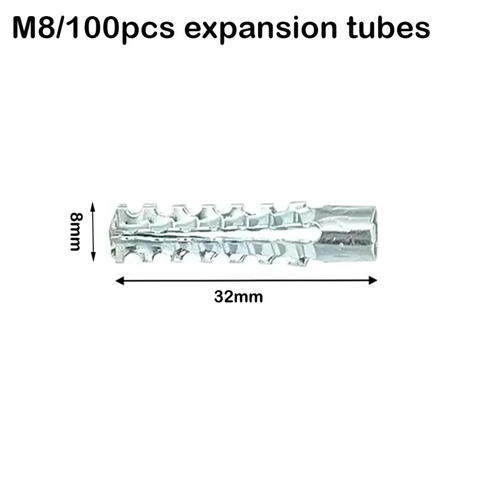 Self Tapping Metal Expansion Tube Nails Serrated Wall Screws New Pipe Drilling Plug Concrete Wall