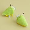 Cat Plush Toy Interactive Catnip Green Bug Cute Kitten Chew Toy Squeak Bite Resistance Cat Toy Accessories