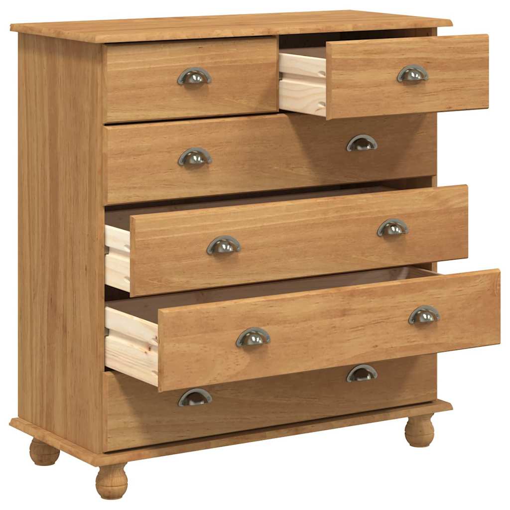 ASKIM Brown Drawer Chest of Drawers 91 x 40 x 95.5 cm