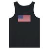 Débardeur - Drapeau des États-Unis - Noir - 100% хлопок - Coupe ajustée - Mixte