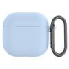 For AirPods 4 Case Silicone Wireless Earphone Protective Cover with Carabiner