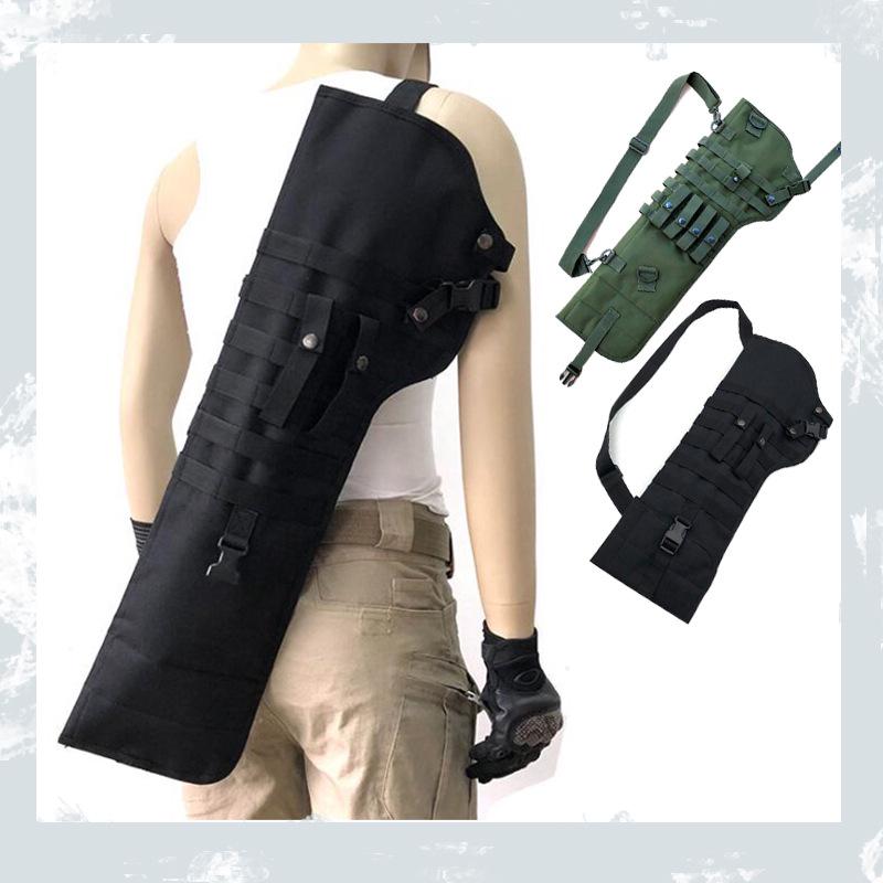 Tactical Single Shoulder Backpack Holster & Multifunctional Shotgun Stock Handbag