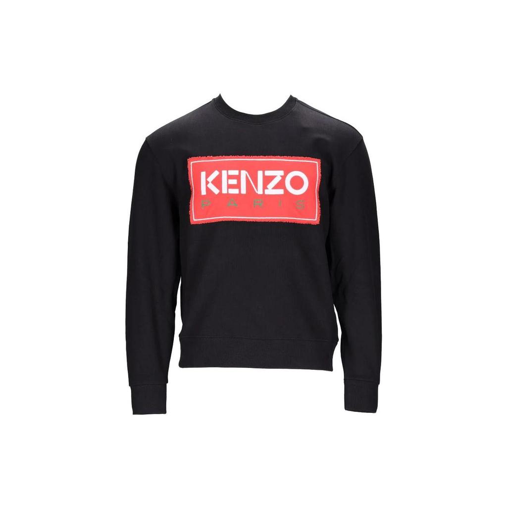 KENZO Logo Printed Crewneck Sweatshirt FD55SW4474ME-99J