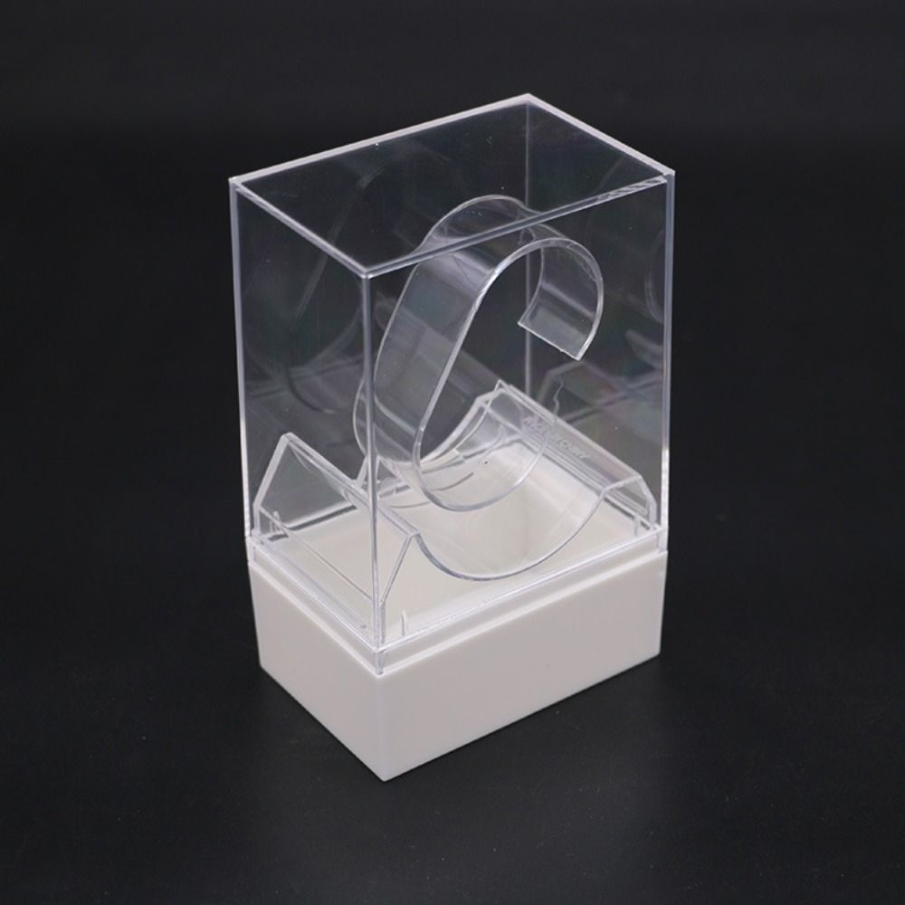Общий Прозрачный Корпус Наручных Часов Пластиковая Упаковка для Ювелирных Изделий Коробка для Хранения Дисплей для Часов