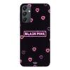 Phone Case - MANIACASE - Samsung Galaxy A34 - Silicone - Black/Pink - Heart