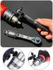 2 in 1 Drill Chuck Ratchet Spanner Wrench Electric Drill Tool Universal Chuck Key With 3 Socket Sizes 1.5-10mm 1.5-13mm 3-16mm