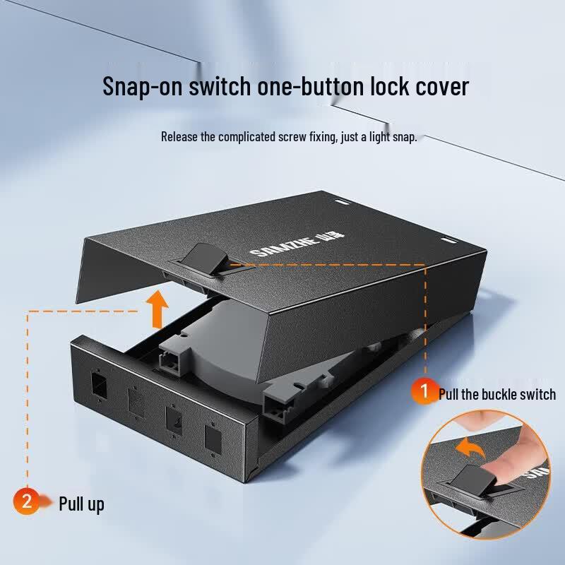 SAMZHE 24-Port LC/SC Universal Fiber Optic Terminal Box
