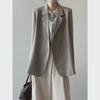 Женский пиджак Yanshuang High-End Spring с нестандартным разрезом сзади