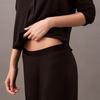 Calvin Klein Мягкие эластичные повседневные брюки с прямыми штанинами для отдыха Женские низы Космический черный QS7285