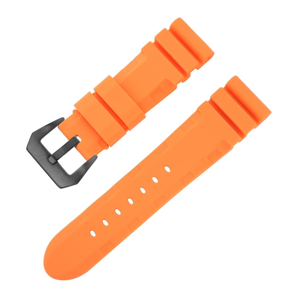 Мужские часы Panerai силиконовый ремешок: Мягкий резиновый сменный ремешок Berny шириной 22 мм, 24 мм или 26 мм.