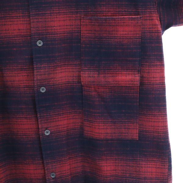 Unused VAST222 18AW Made In Japan Check Pattern Long Sleeve Shirt Jacket Men's Used