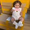 50cm 20Inch 3D Skin With Visible Veins Soft Silicone Reborn Baby Doll Like Real Alive Girls Toy