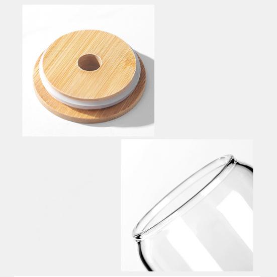 Меняющие цвет стеклянные стаканы с крышками и соломинками 16/20 унций, мультяшные, летние, для холодного кофе, холодный тамблер, персонализированный стеклянный контейнер для напитков