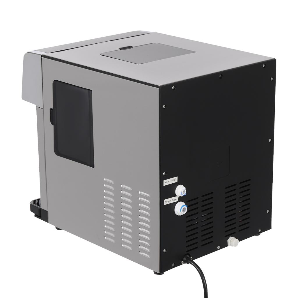 2-in-1 Ice Maker Countertop, 10 Ice Cubes In 8 Mins, 1.32LBS Storage, Touch Control, Self-Clean, for Home/Office/Bar