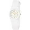 Q&Q Watch Analog Waterproof Urethane Strap VS21-002 Women's White Gold