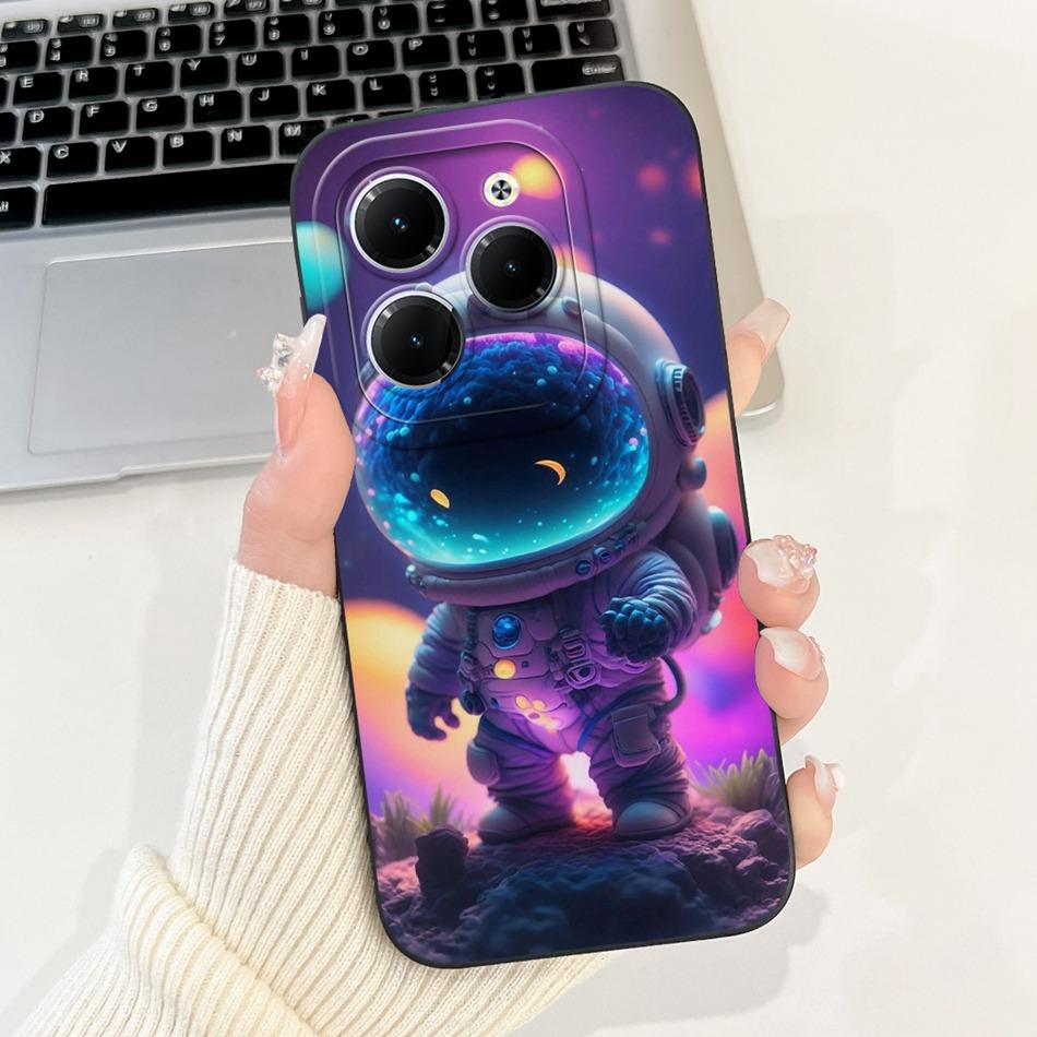 Чехол для Infinix Hot 40 Pro Hot 40 40i 40Pro Hot40 Hot40i Милый Мультяшный Панда Кролик Мягкий Силиконовый Ударопрочный Чехол для Телефона