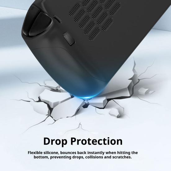 Game Console Protective Case for Legion Go S Shockproof Handheld Console Protector Silicone Cover Skin Heat Dissipation Shell Gaming Accessories