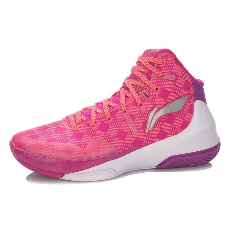 Баскетбольные кроссовки Li Ning Speed 3 High top Унисекс Розово-фиолетовые ABAL039-6
