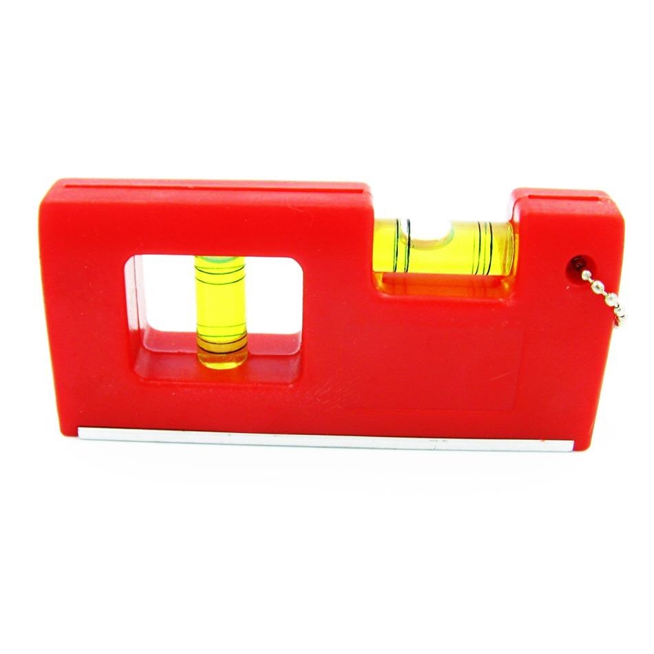 Plastic T-type Level Bubble Triangular Red Black Orange Color Acrylic level Vails Ruler Horizontal Instrument