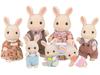 Набор фигурок Sylvanian Families Кролик СТ Марк Возраст Игрушка Эпоха Sylvanian [Семья Молочных] FS-09 Сертифицировано, 3+, Кукольный домик, Семьи, Co., Ltd.