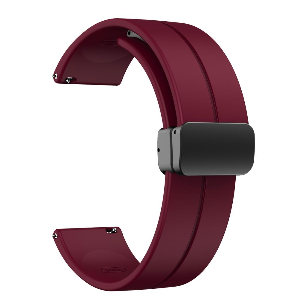 20 мм 22 мм Ремешок для Samsung Galaxy watch 4/5 pro/classic/gear s3/active 2 Спортивный Силиконовый Магнитная Пряжка Huawei GT 2 2e 3 ремешок