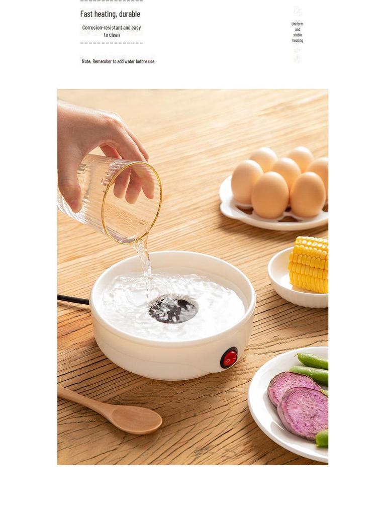 Multifunctional Egg Steamer: Multi-layer Breakfast Machine with Anti-Dry Burning Feature and Automatic Power Off, Mini Egg Boiling Pot.