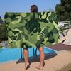 Камуфляж Аниме Пляжное Полотенце для Купания Мягкое Впитывающее Салфетка Детские Подарки Для Детей Путешествия Кемпинг Спортзал